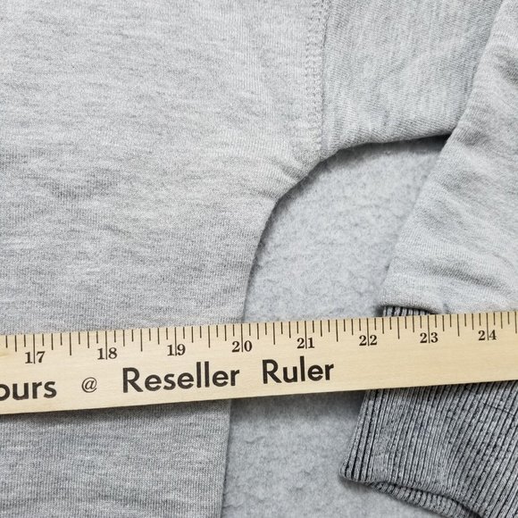 Spirit‎ Jersey Sweater Womens Gray Pullover Crew Neck Casual Sweatshirt - Picture 9 of 10